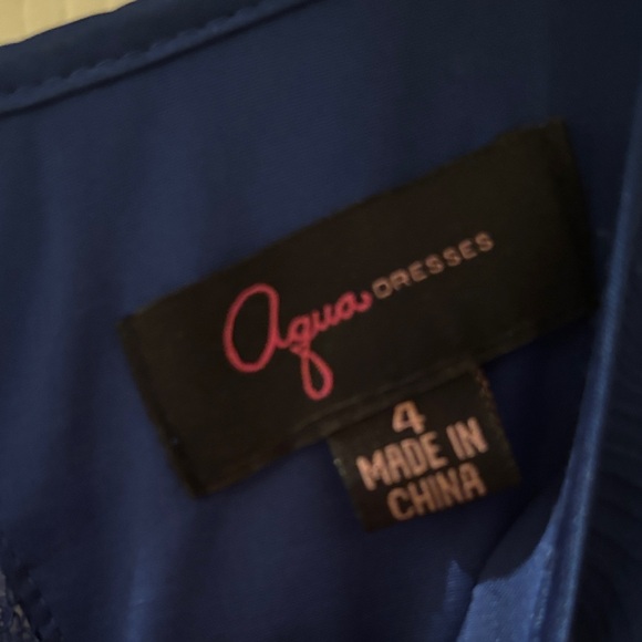 Aqua Royal Blue Midi Dress - Picture 2 of 4